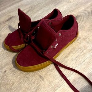 VANS | Skateboard Shoe PRO | Kids | US Youth 3.5 | Burgundy | Red